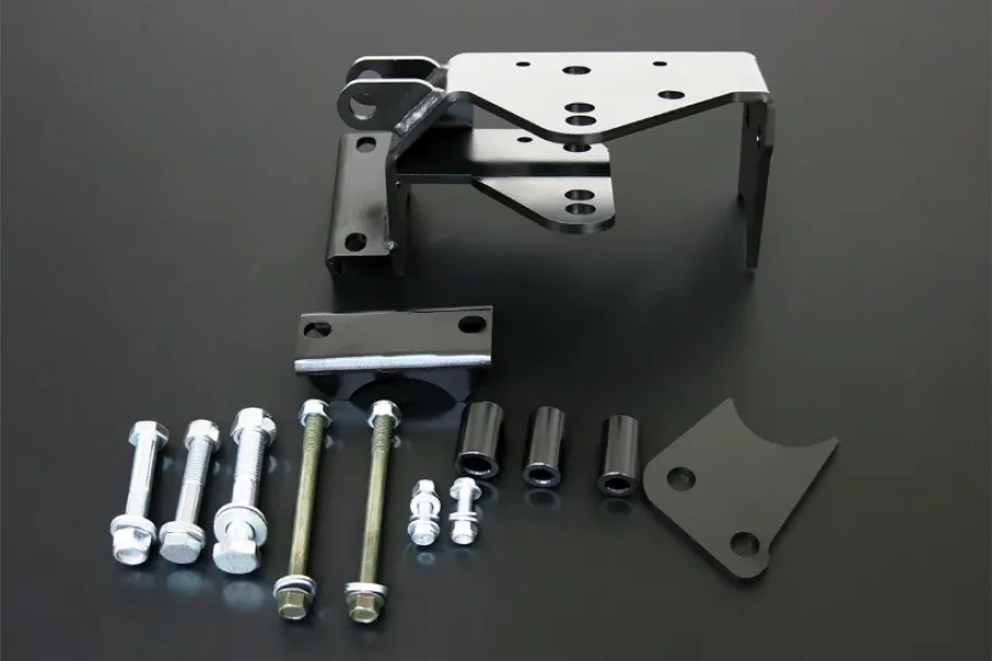 Hardrace Front Track Bar Relocation Bracket Jeep Wrangler, Wrangler unlimited, référence Q0482