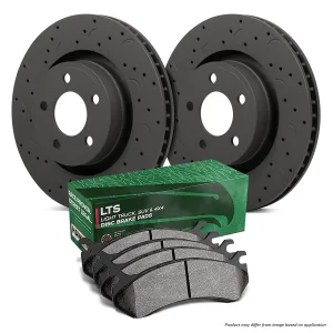Hawk HKC4446.299Y - Hawk Brake Kit - LTS Pads & Talon Slotted & Drilled Discs; Front, référence HWK-HKC4446.299Y