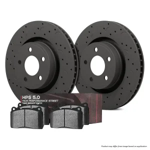 Hawk HKC4911.478B - Hawk Brake Kit - HPS 5.0 Pads & Talon Slotted & Drilled Discs; Rear, référence HWK-HKC4911.478B