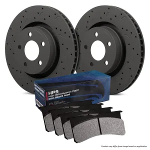 Hawk HKC5087.629F - Hawk Brake Kit - HPS Pads & Talon Slotted & Drilled Discs; Rear, référence HWK-HKC5087.629F