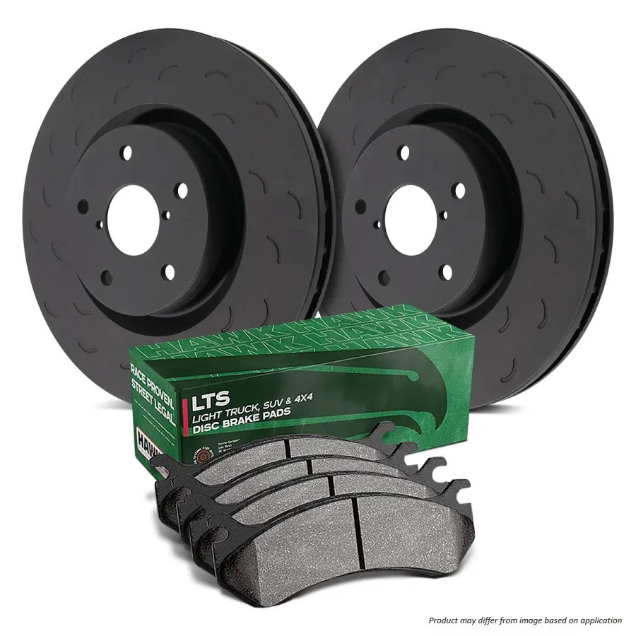Hawk HKS4444.487Y - Hawk Brake Kit - LTS Pads & Talon Slotted Discs; Front, référence HWK-HKS4444.487Y