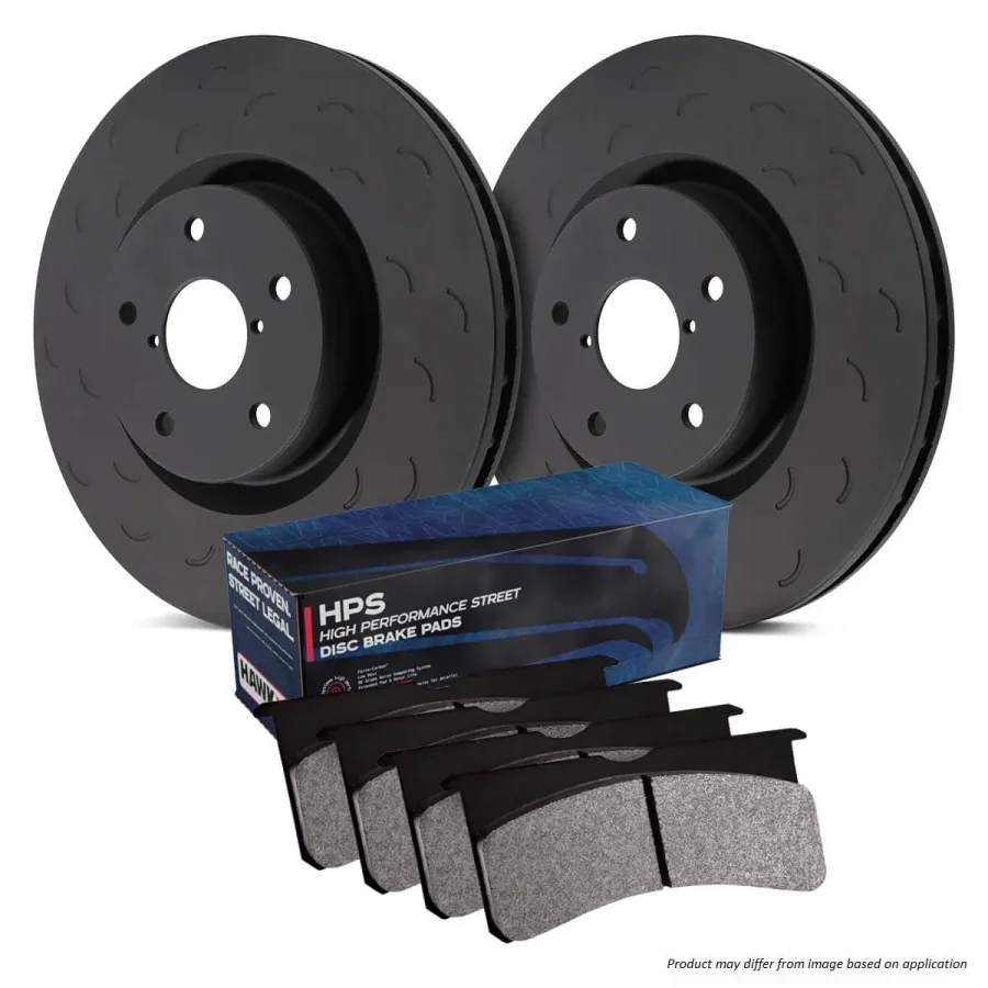 Hawk HKS4451.299F - Hawk Brake Kit - HPS Pads & Talon Slotted Discs; Rear, référence HWK-HKS4451.299F
