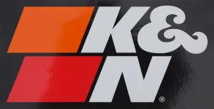 K&N Autocollant 10-3/8" X 5-3/8" K&N Logo White 89-11690, référence 89-11690