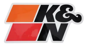 K&N Autocollant découpé, , 14-3/4" X 7-31/64" K&N Logo Black 89-11696, référence 89-11696