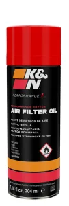 K&N Huile pour filtre à air, aérosol 204 ml 99-0504EU, référence 99-0504EU