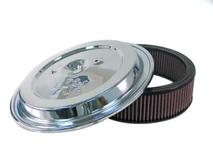 K&N Filtre à air de remplacement, couvercle chromé CE-1502, référence CE-1502