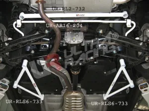 Ultra Racing Subaru Impreza 08+ GH 1.5 HB Ultra-R Rear Sway Bar 16mm, référence AR16-204