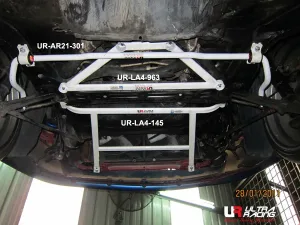 Ultra Racing Toyota MR2 91-99 SW20 UltraRacing 4-Point Front H-Brace 145, référence LA4-145