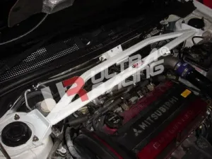 Ultra Racing Mitsubishi EVO 7/8/9 UltraRacing 3Point Front Upper Strutbar, référence TW3-394