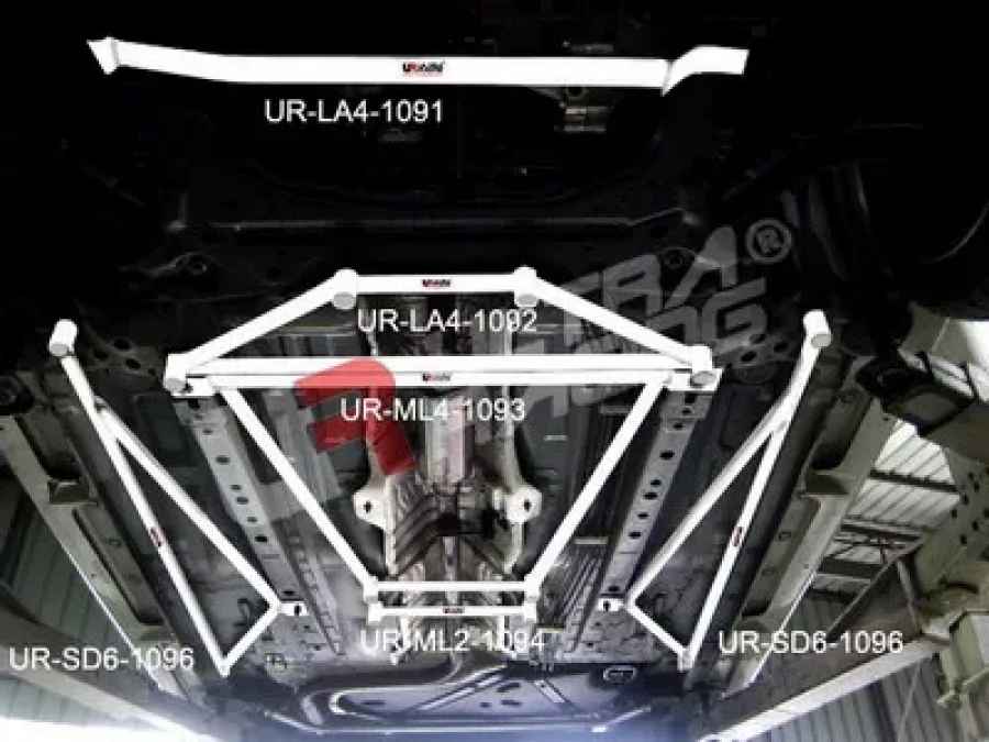 Ultra Racing Mazda 2 (Sedan) 07+ UltraRacing Mid Lower H-Brace 1093, référence ML4-1093