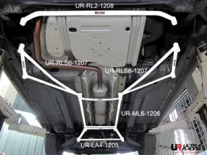 Ultra Racing Chevrolet Cruze 08+ 1.6/1.8/2.0 Ultra-R Rear Member Brace, référence RL2-1208