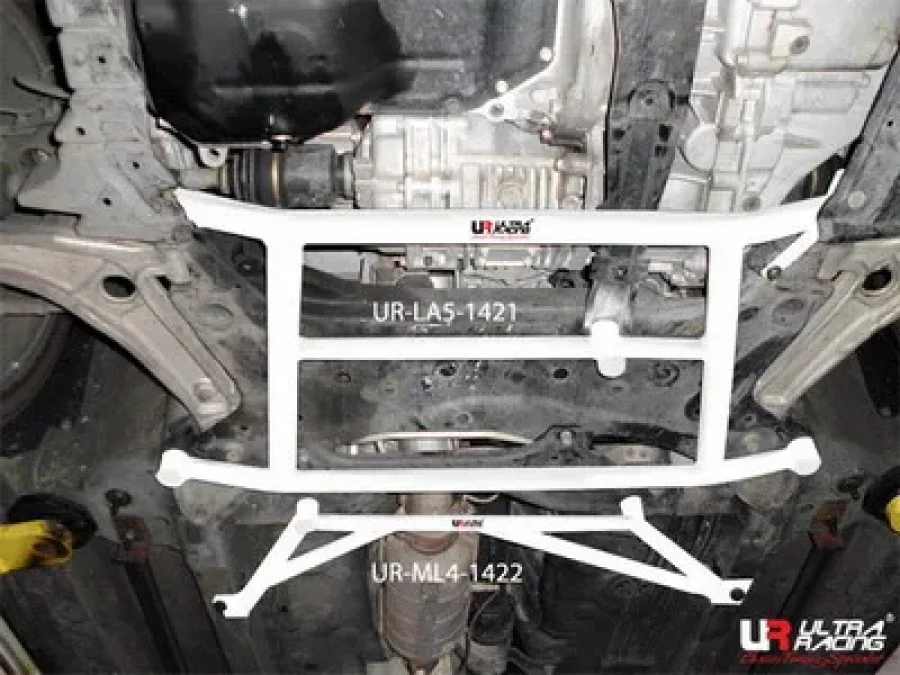 Ultra Racing Mitsubishi EVO X UltraRacing 5-Point Front H-Brace 1421, référence LA5-1421
