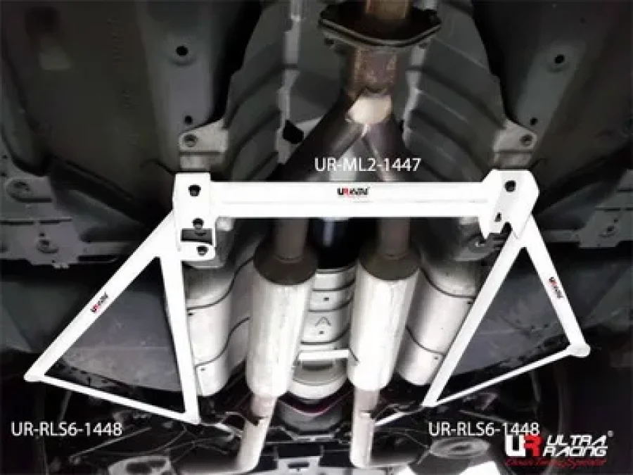 Ultra Racing Nissan 370Z /Infiniti G37 Ultra-R 2-Point Mid Lower Bar 1447, référence ML2-1447