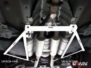 Ultra Racing Nissan 370Z /Infiniti G37 Ultra-R 2-Point Mid Lower Bar 1447, référence ML2-1447