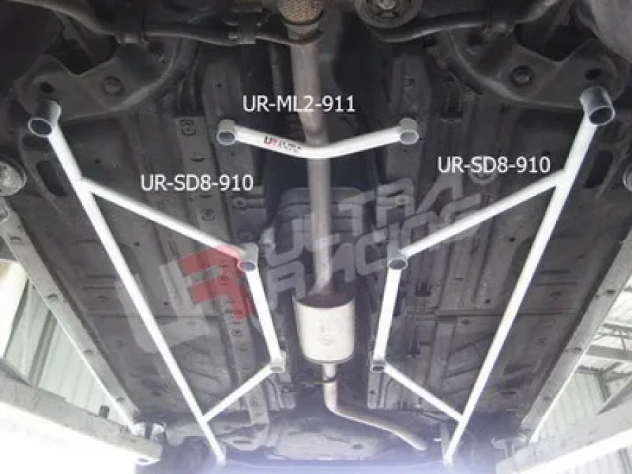 Ultra Racing Fiat Idea 06+ 1.4 UltraRacing 2-Point Mid Lower Brace, référence ML2-911