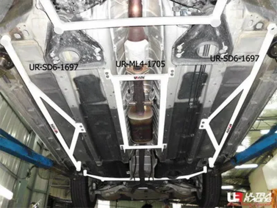 Ultra Racing Nissan Teana 09+ J32 UltraRacing 4-Point Mid Lower Brace, référence ML4-1705