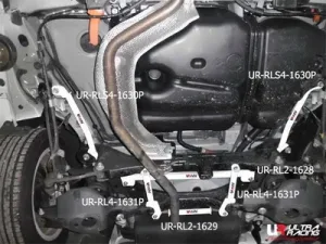 Ultra Racing Lexus CT200H 11+ 1.8 UltraRacing Rear Lower Tiebar 1629, référence RL2-1629