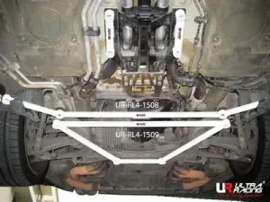 Ultra Racing Porsche 911 997 05-12 3.6 Ultra-R 4P Rear Lower Brace 1509, référence RL4-1509