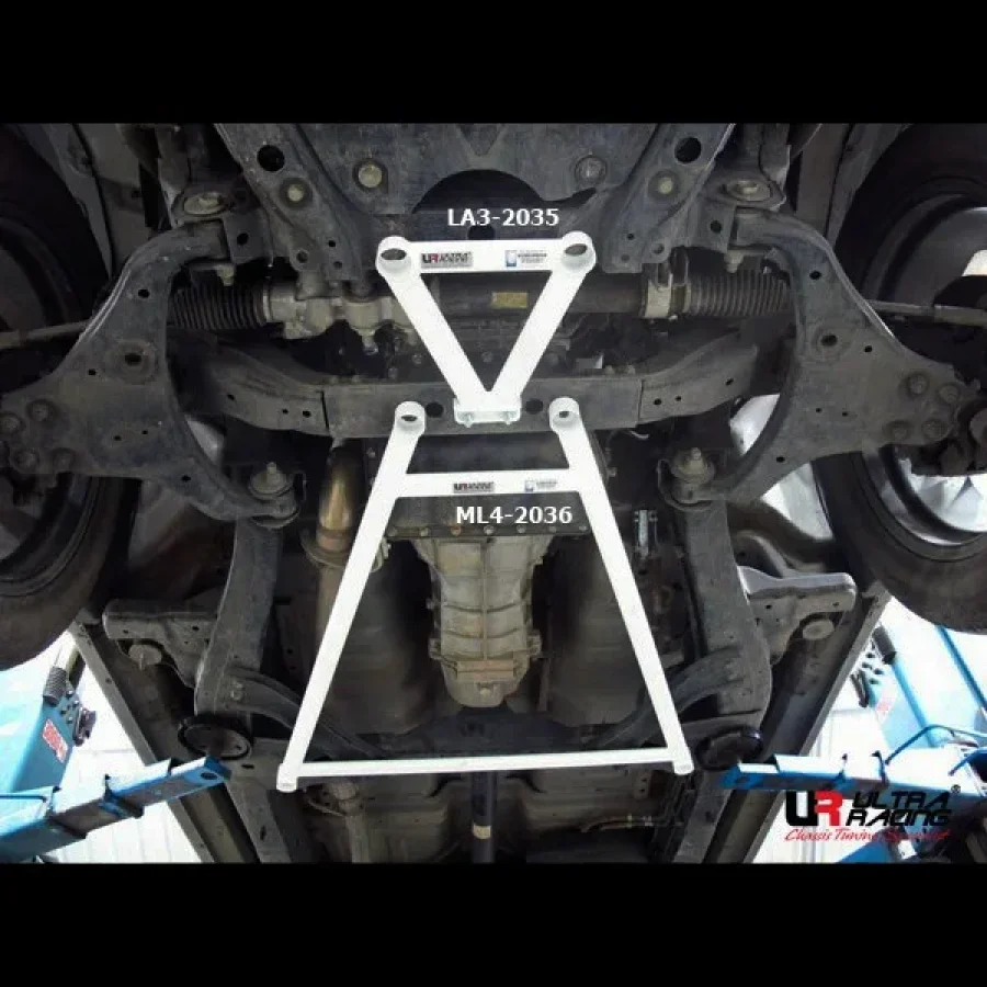 Ultra Racing Isuzu D-Max 2.5D 11+ UltraRacing 4P Mid Lower Brace 2036, référence ML4-2036