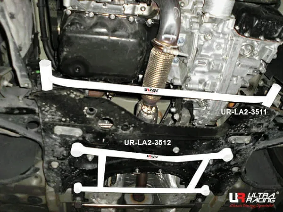 Ultra Racing Peugeot 308 Turbo + RCZ UltraRacing Front Lower Brace, référence LA2-3511
