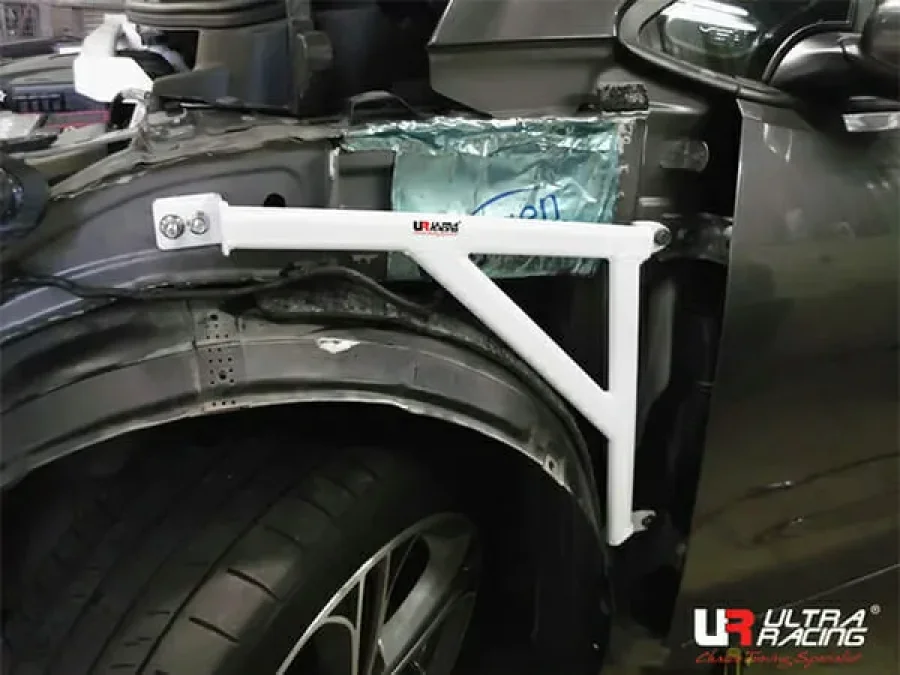 Ultra Racing Kia Cerato/Forte K3 (YD) 1.6 GDI 12-18 2WD Sedan UltraRacing 3-Point Fender Brackets (478P), référence FD3-3478P