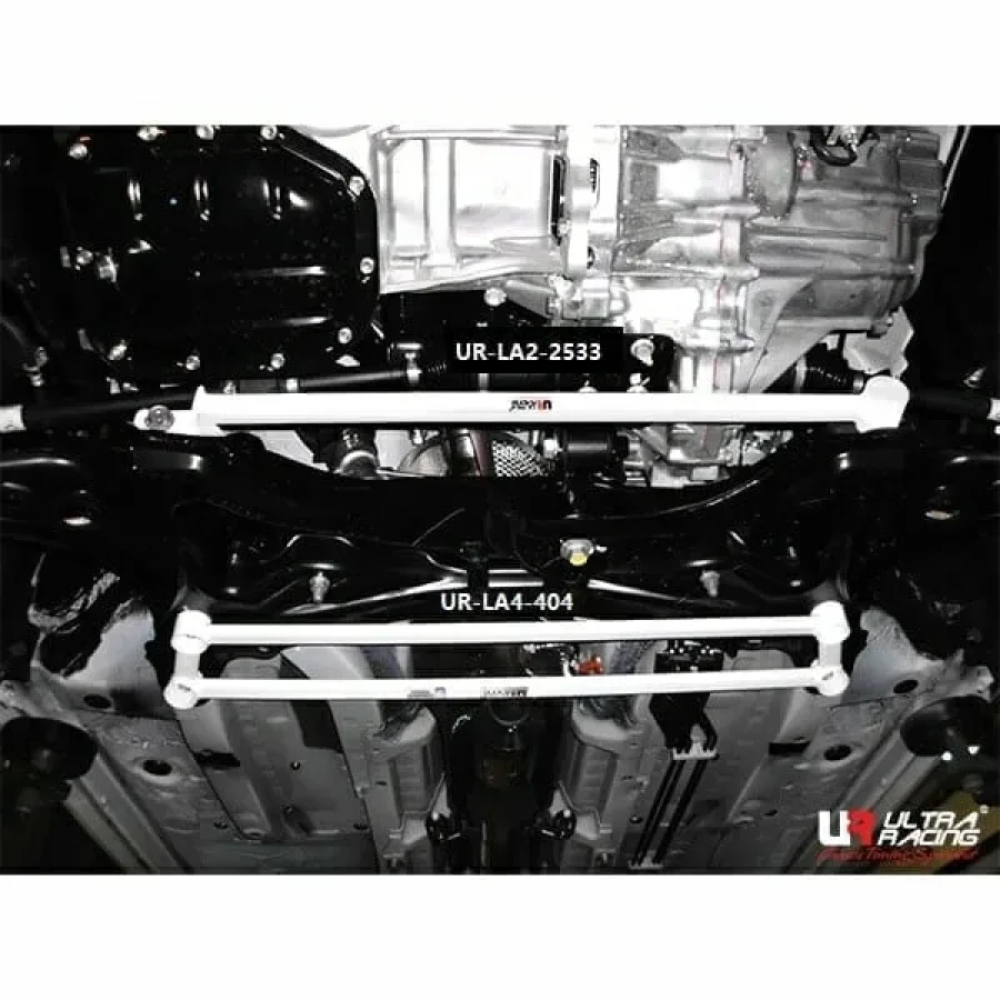 Ultra Racing Toyota Vios (XP150) 1.5 2WD 5-Speed MT 13-16 UltraRacing 2-Point Front Lower Tiebar (2533), référence LA2-2533