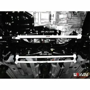 Ultra Racing Toyota Vios (XP150) 1.5 2WD 5-Speed MT 13-16 UltraRacing 2-Point Front Lower Tiebar (2533), référence LA2-2533