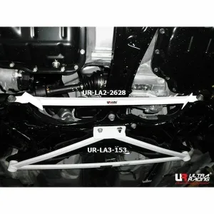 Ultra Racing Toyota Corolla Altis (E170) 1.8 2WD 13-18 UltraRacing 2-Point Front Lower Tiebar (2628), référence LA2-2628