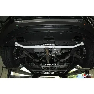 Ultra Racing Proton Iriz 1.6 2WD 14+/Persona 1.6 16+ UltraRacing 2-Point Front Lower Tiebar (3091), référence LA2-3091