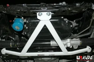 Ultra Racing Hyundai Genesis Coupe (BK) 2.0T  09-16/Rohens Coupe 2.0T 09-16 2WD UltraRacing 3-Point Front Lower Brace (1472), référence LA3-1472