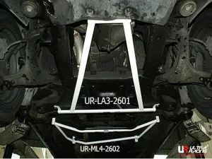 Ultra Racing Ssangyong Rodius/Stavic 2.7D 4WD 04-12 UltraRacing 3-Point Front Lower Brace (2601), référence LA3-2601