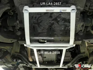 Ultra Racing Isuzu D-MAX (RT50) 2.5D/3.0D 4WD 12+/MU-X 2.5 13-21 UltraRacing 4-Point Front Lower Brace (2857), référence LA4-2857