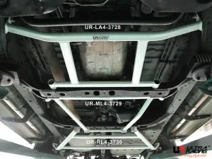 Ultra Racing Toyota Hilux Surf (N180) 3.0D 4WD 95-02 UltraRacing 4-Point Front Lower Brace (3728), référence LA4-3728
