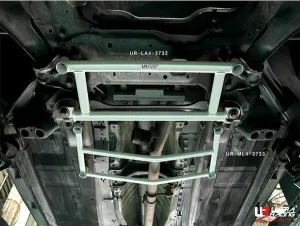 Ultra Racing Land Rover Freelander 2 (L359) 2.2D 2WD 06-14 UltraRacing 4-Point Front Lower Brace (3732), référence LA4-3732