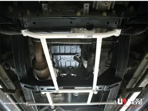Ultra Racing Ssangyong Rexton Sports (Q200) 2.2D 2WD/4WD 18+ UltraRacing 4-Point Front Lower Brace (4130), référence URKR-LA4-4130