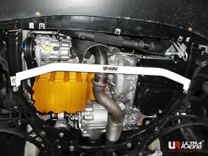 Ultra Racing Mini Country Man R60 1.6T 4WD 10-16 UltraRacing 2-Point Front Lower Tiebar (2937), référence URTW-LA2-2937