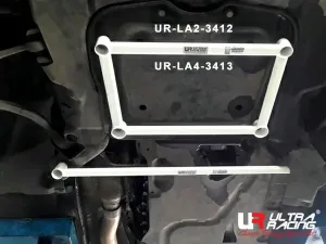 Ultra Racing BMW E84 (X1) 2.0 4WD 09-15 UltraRacing 2-Point Front Lower Tiebar (3412), référence URTW-LA2-3412