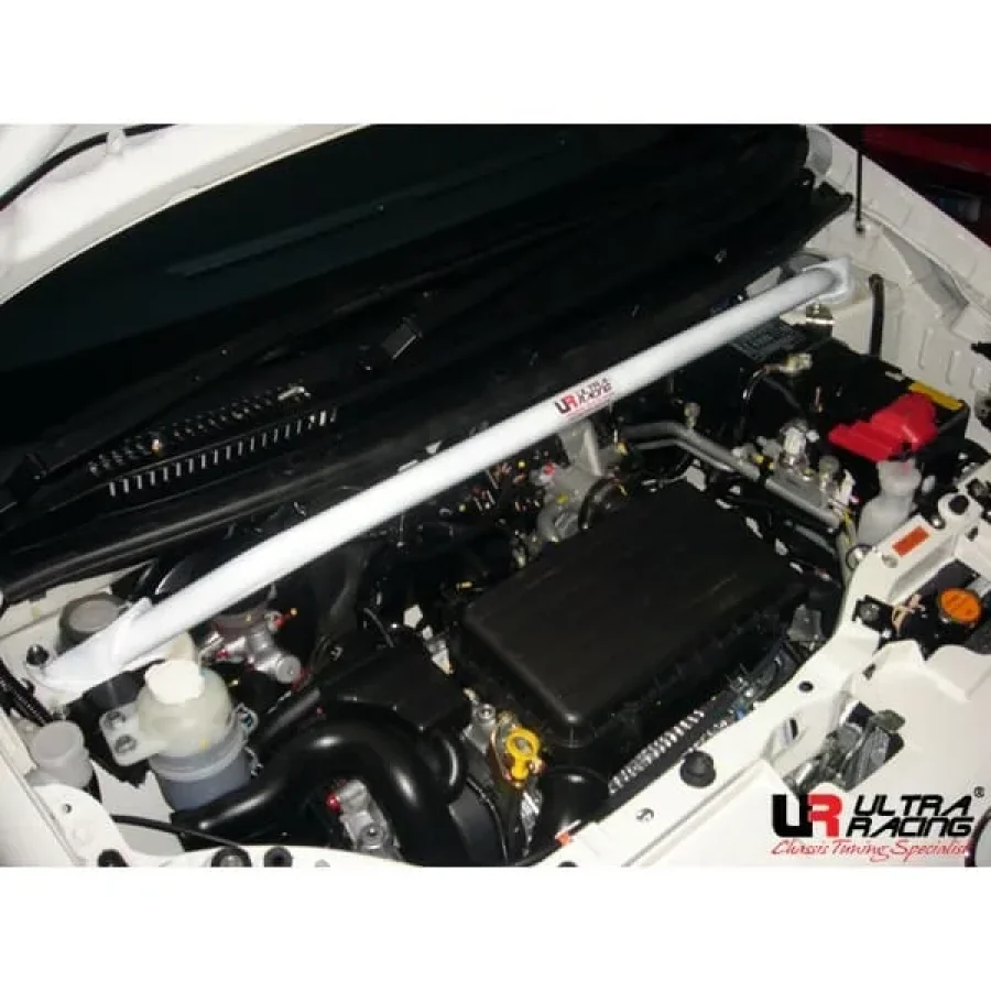Ultra Racing Perodua Viva (L251) 1.0/660/850 2WD 07-14 UltraRacing 2-Point Front Upper Strutbar (333), référence TW2-333