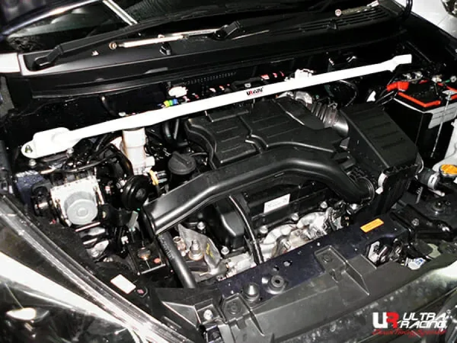 Ultra Racing Perodua Axia (B200) 1.0 VVTI 2WD 1ST FL 17+ UltraRacing 2-Point Front Upper Strutbar (3776), référence TW2-3776
