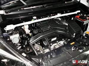 Ultra Racing Perodua Axia (B200) 1.0 VVTI 2WD 1ST FL 17+ UltraRacing 2-Point Front Upper Strutbar (3776), référence TW2-3776