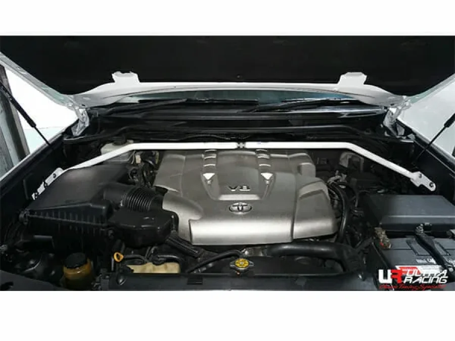 Ultra Racing Toyota Land Cruiser (J200) 4.5D/4.7 V8 4WD 07-21 UltraRacing 2-Point Front Upper Strutbar (3805A), référence TW2-3805A