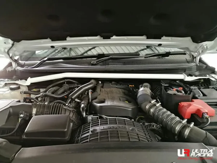 Ultra Racing Ford Ranger Wildtrack 2.0T 4WD FL 19+ UltraRacing 2-Point Front Upper Strutbar (3968), référence TW2-3968