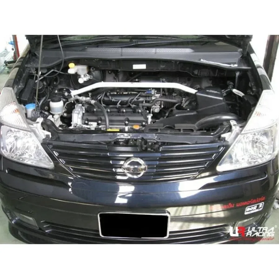 Ultra Racing Nissan Serena (C24) 2.0 2WD 99-12 UltraRacing 2-Point Front Upper Strutbar (836), référence TW2-836