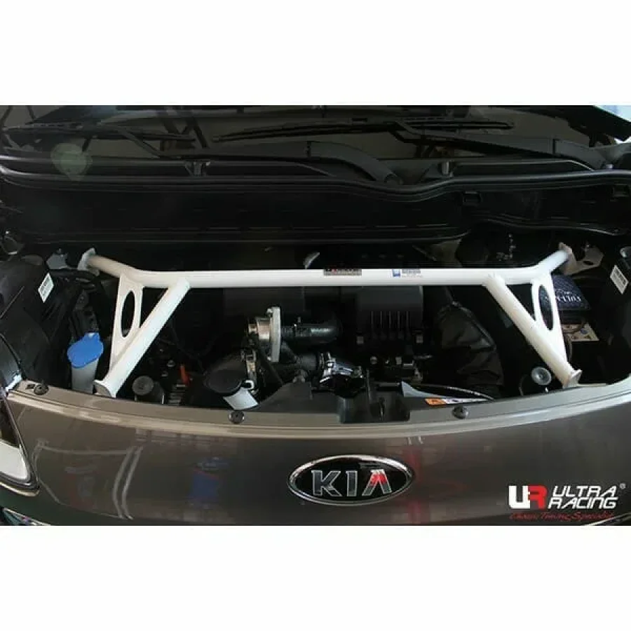 Ultra Racing Kia Ray 1.0T 2WD 11+ UltraRacing 4-Point Front Upper Strutbar (2207), référence URKR-TW4-2207