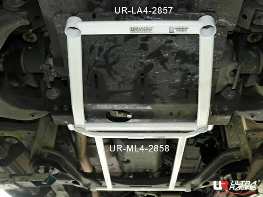 Ultra Racing Chevrolet Colorado (RG) 2.8D 11+/Isuzu D-Max 2.5D/3.0D 12+ UltraRacing 4P Mid Lower Brace (2858), référence ML4-2858