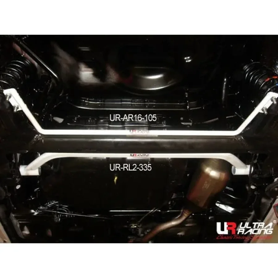 Ultra Racing Perodua Viva (L251) 1.0/660/850 2WD 07-14 UltraRacing 2-Point Rear Lower Bar (335), référence RL2-335