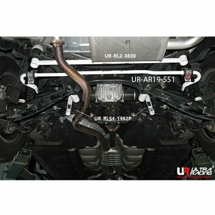 Ultra Racing Subaru Exiga 2.0T 4WD 08-18 UltraRacing 2-Point Rear Lower Bar (3639), référence RL2-3639