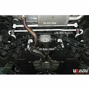 Ultra Racing Subaru Exiga 2.0T 4WD 08-18 UltraRacing 2-Point Rear Lower Bar (3639), référence RL2-3639