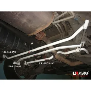 Ultra Racing Nissan Elgrand (E51) 3.5 V6 4WD 02-10 UltraRacing 2-Point Rear Lower Bar (499), référence RL2-499