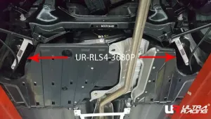 Ultra Racing Honda Accord (CR1/CR6) 2.0 2WD 13+ UltraRacing 4-Point Rear Lower Bar (3680P), référence RS4-3680P